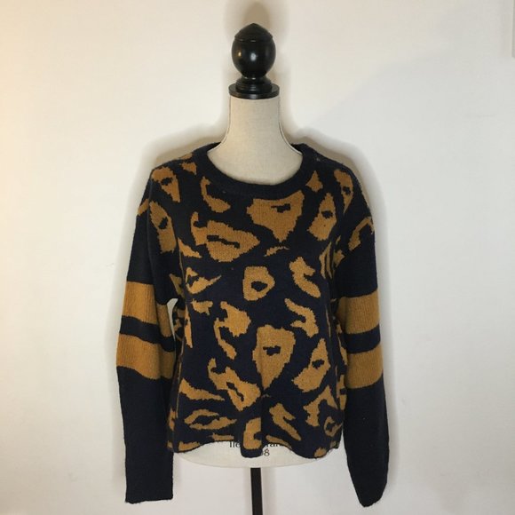 Knit Sweater Leopard - Picture 1 of 6